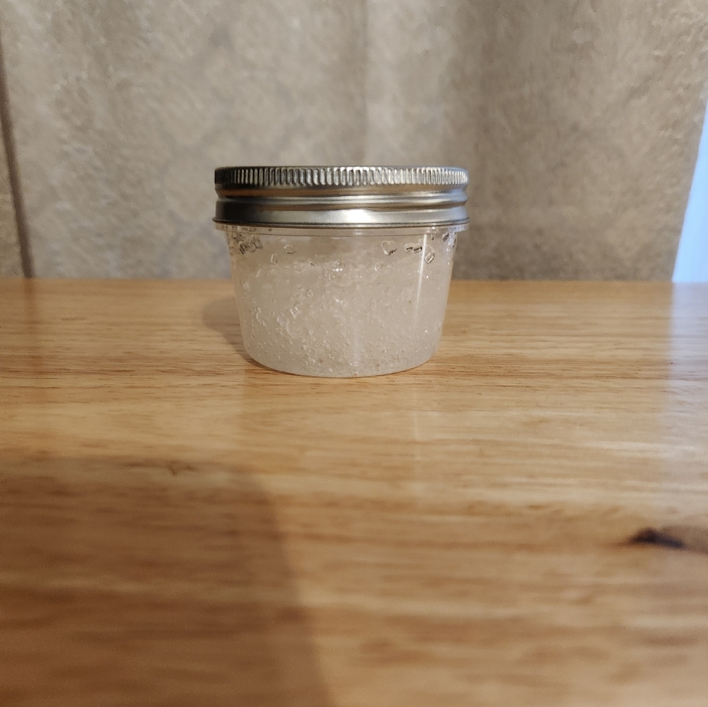 Homemade Almond and Shea butter hand scrub